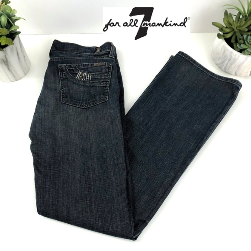 7 For All Mankind bootcut jean size 28 embellished